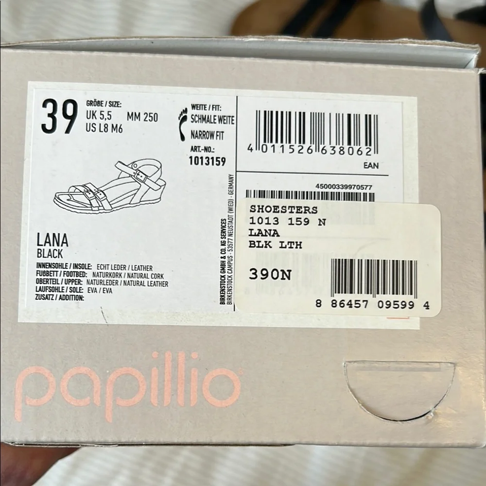 Papillio Women's Lana Black Sandals - Picture 7 of 7